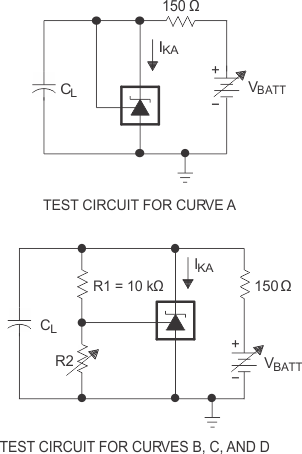 TL431 TL432 安定動作境界条件のテスト回路