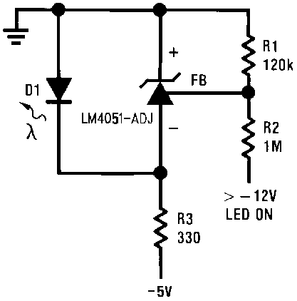 LM4051-N LM4051-N-typical-application-06-voltage-level-detector-snos491.png