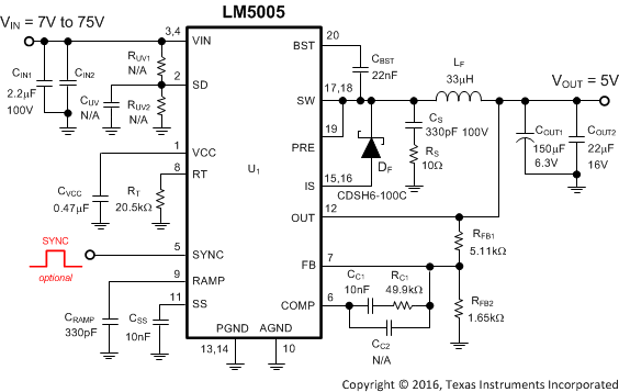 LM5005 LM5005_app1_schematic_nvs397.gif