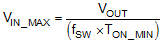 LMR23610-Q1 equation_02_snvsah2.gif