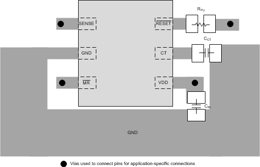 TPS3890-Q1 pcb_layout01_bvs050.gif