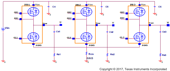 CSD88584Q5DC Recommended Ringing Reduction Components