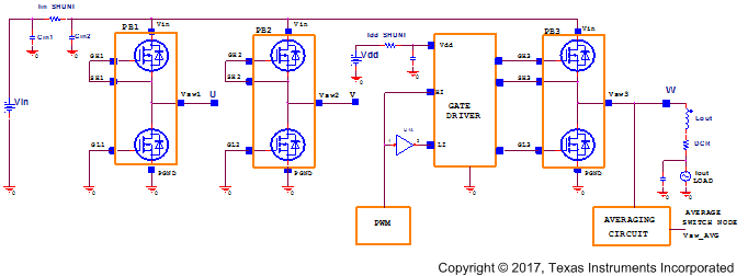 CSD88584Q5DC Power Loss Test Circuit