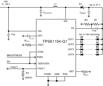 TPS61194-Q1 typ_app1_SNVSAE9.gif