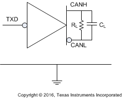 TCAN1043-Q1 TCAN1043H-Q1 TCAN1043HG-Q1 TCAN1043G-Q1 Supply
                    Test Circuit