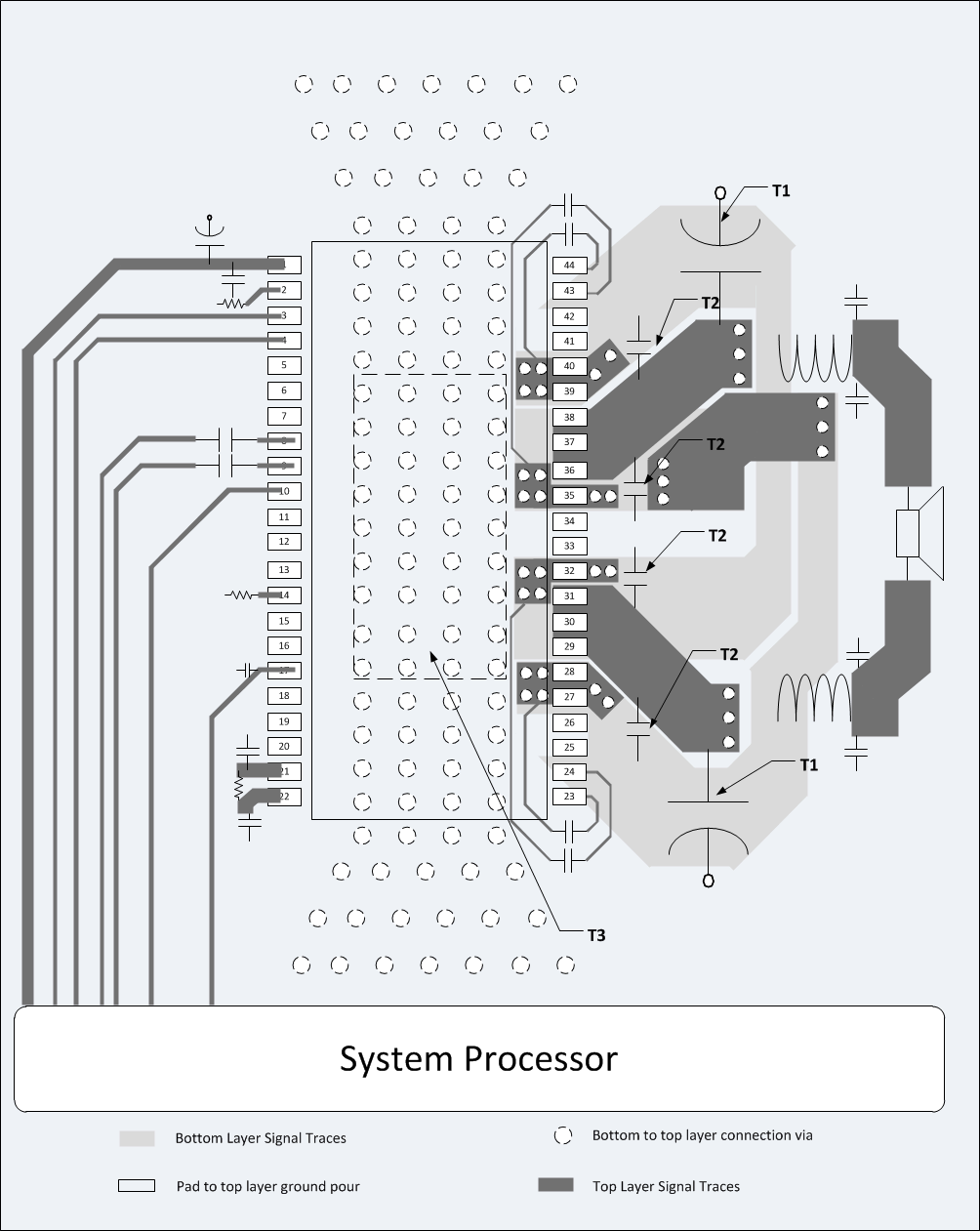 TPA3220 LayoutExamplePrePBTL_DDW.gif