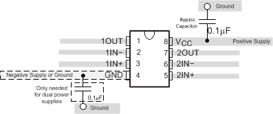 LM2903-Q1 LM2903B-Q1 LM2903Q1
                    Layout Example