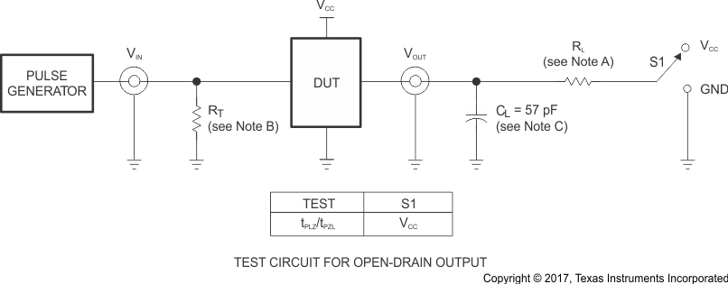 TCA9517A Test
                    Circuit