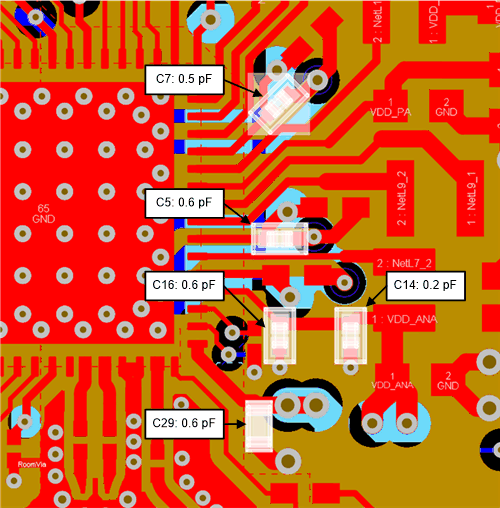 CC3235S CC3235SF Ground Routing for Input Decoupling Capacitors