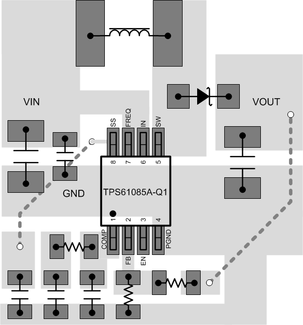 TPS61085A-Q1 TPS61085A-Q1_layout.gif