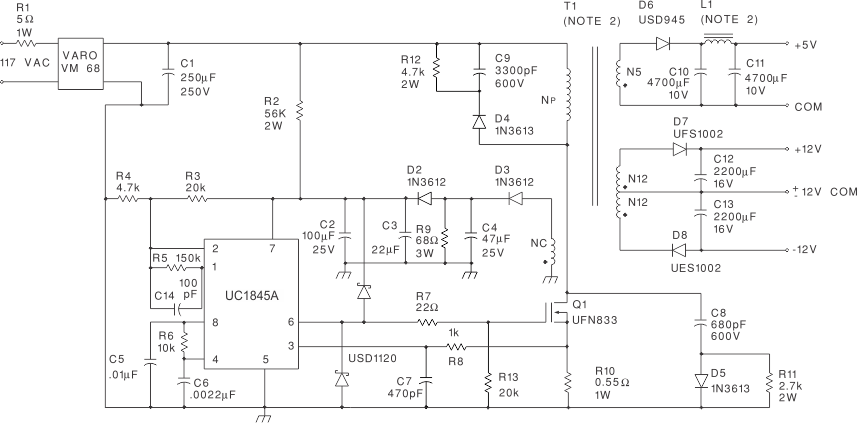 UC1845A-SP typ_app_flyback_LUSC14.gif