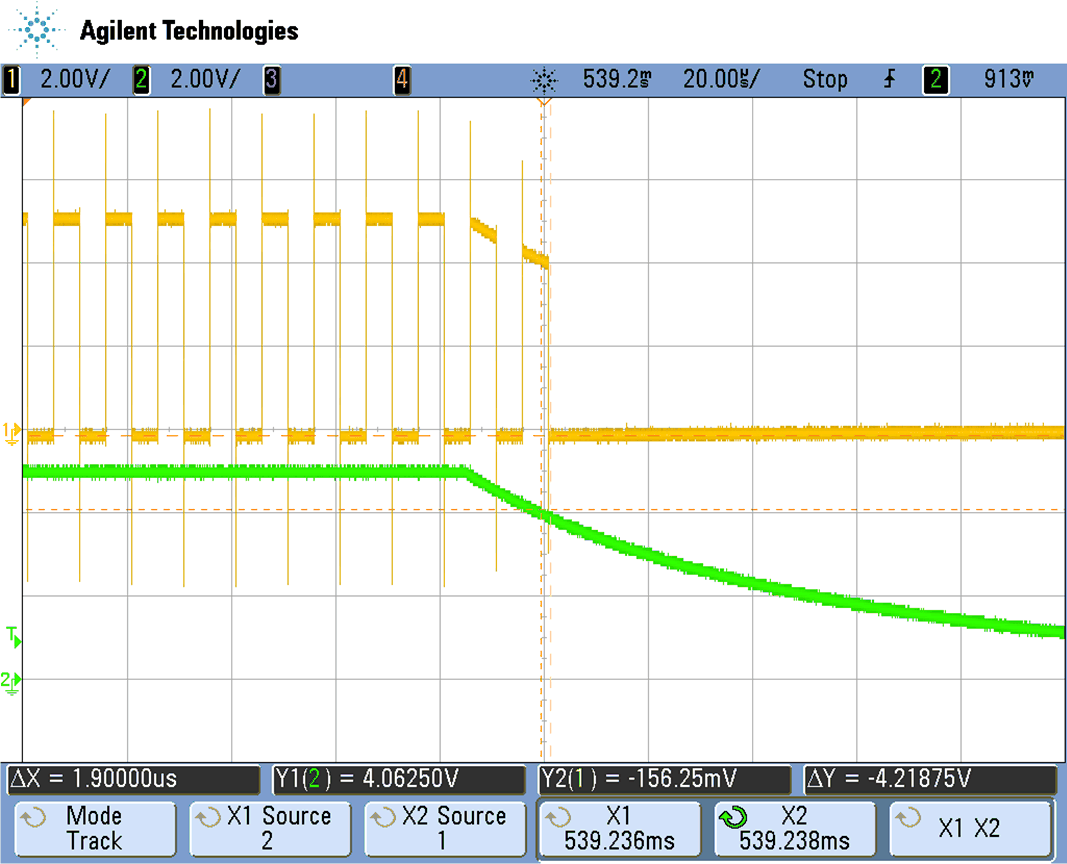 LMG1025-Q1 Shutdown Time