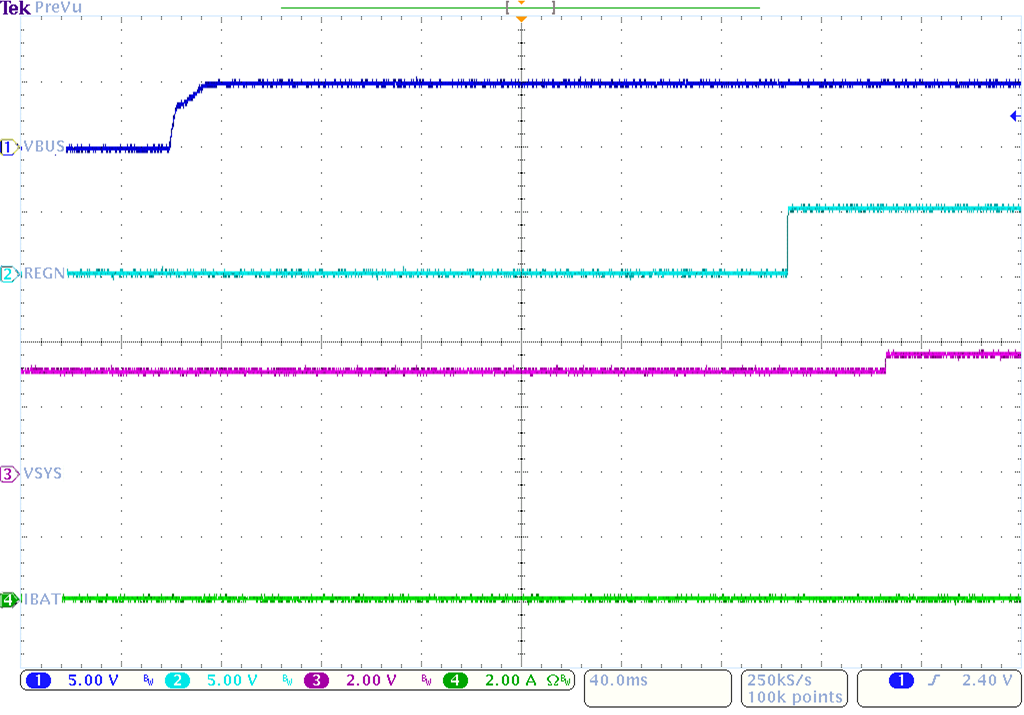 BQ25618E BQ25619E Power Up with Charge Disabled