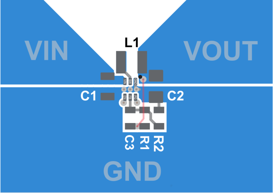 TPS62A01 TPS62A01A TPS62A02 TPS62A02A TPS62A02N TPS62A02NA TPS62A0x (SOT563) PCB Layout
                    Recommendation