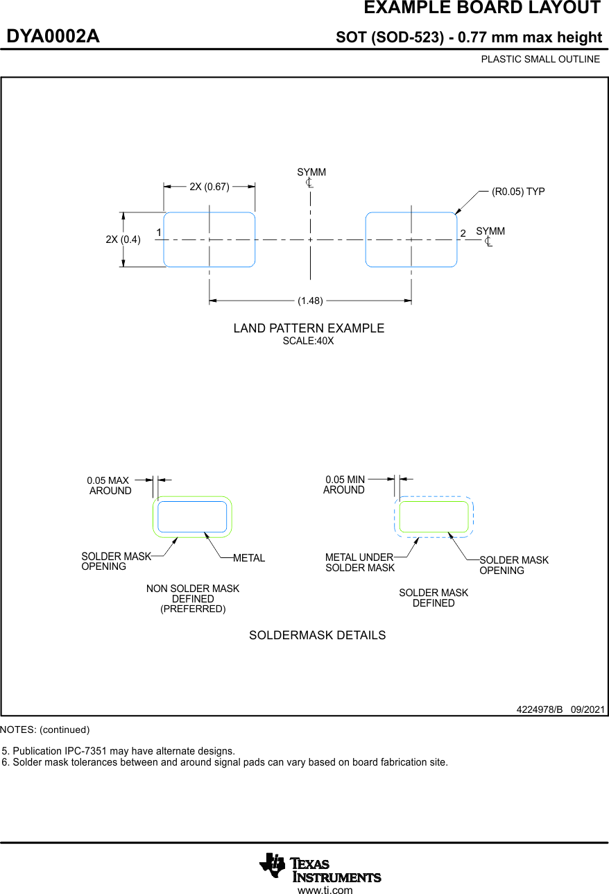 TPD1E05U06 TPD4E05U06 TPD6E05U06 