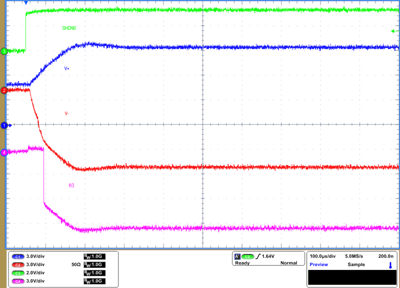 THVD4421 Mode
                        Switching Waveform From Shutdown to RS-232 Mode