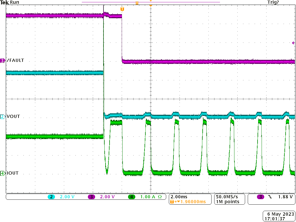 TPS2000E TPS2001E TPS2068E TPS2069E TPS2001E 全負荷から出力短絡 TPS2000E TPS2001E TPS2068E TPS2069E TPS2001E 全負荷から出力短絡