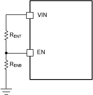 LMR51635  System UVLO by Enable Divider