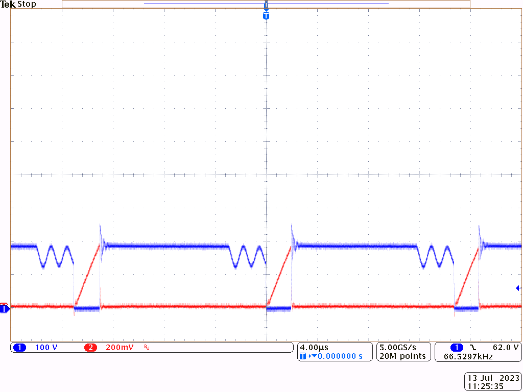 LMG3624 VIN = 115
              VACVOUT = 5V IOUT = 3A