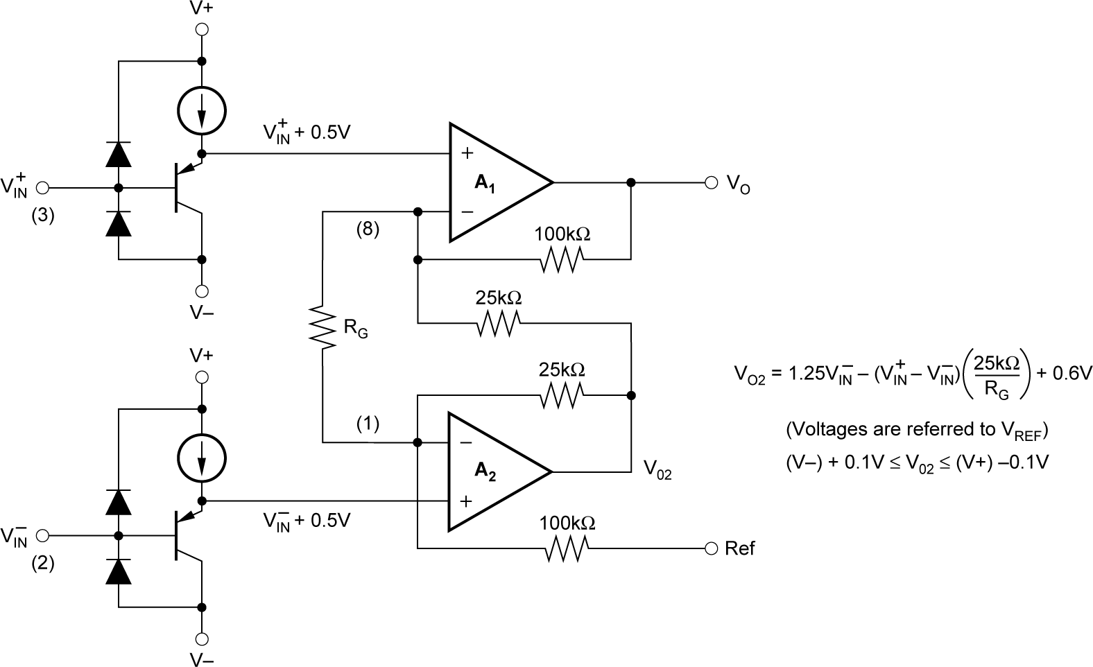 INA122 INA122 Simplified Circuit
                    Diagram