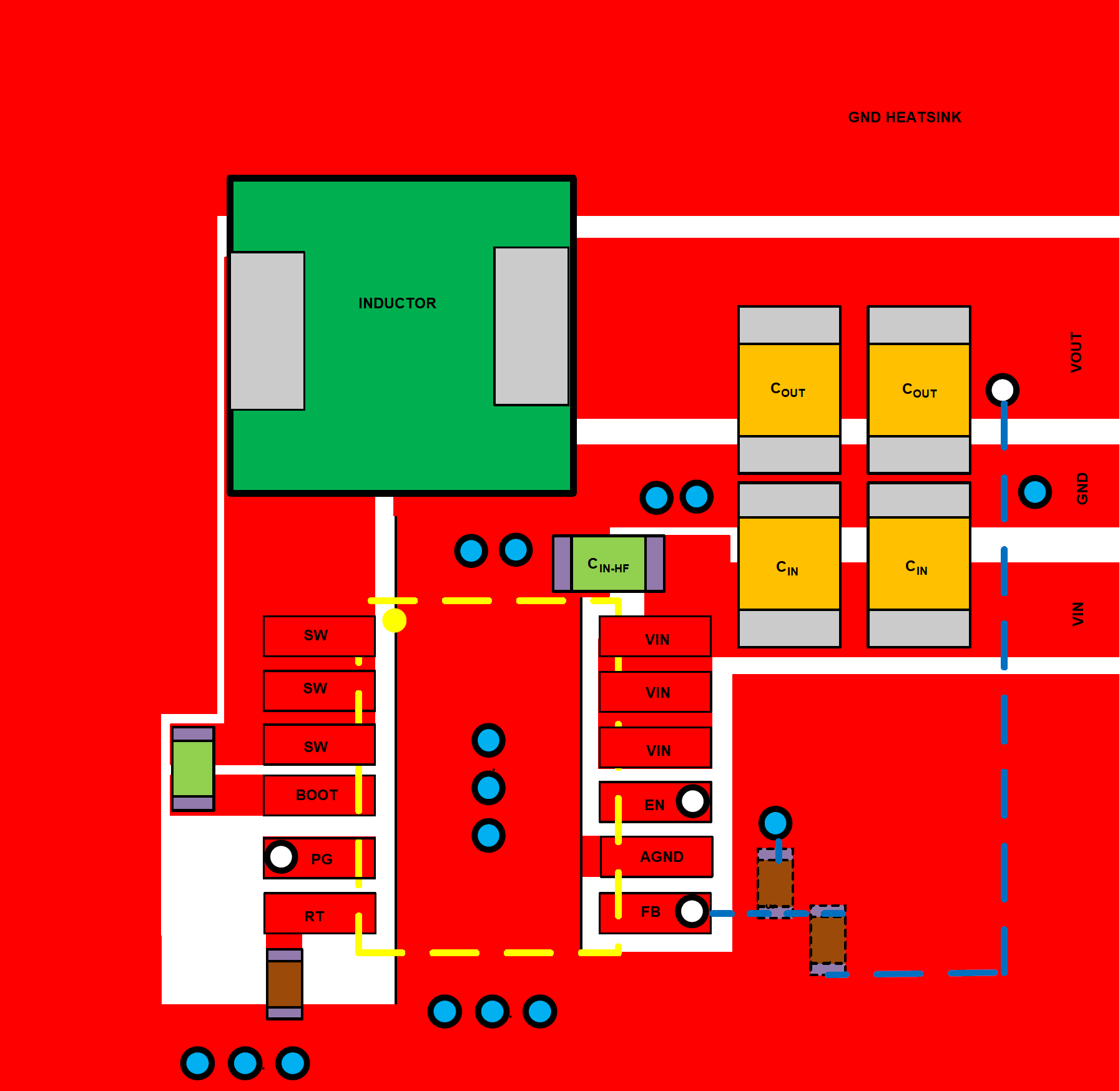 LMR51440-Q1 LMR51450-Q1 Layout