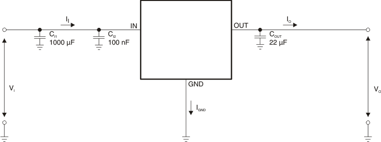 TL720M05-Q1 Test
                    Circuit