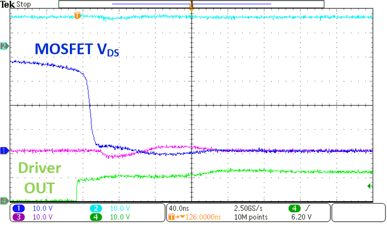 UCC27614-Q1 Synchronous Rectifier MOSFET VDS Falling Edge Using
                                                  UCC27614-Q1DSG