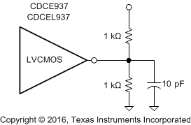 CDCE937 CDCEL937 Test
                    Load