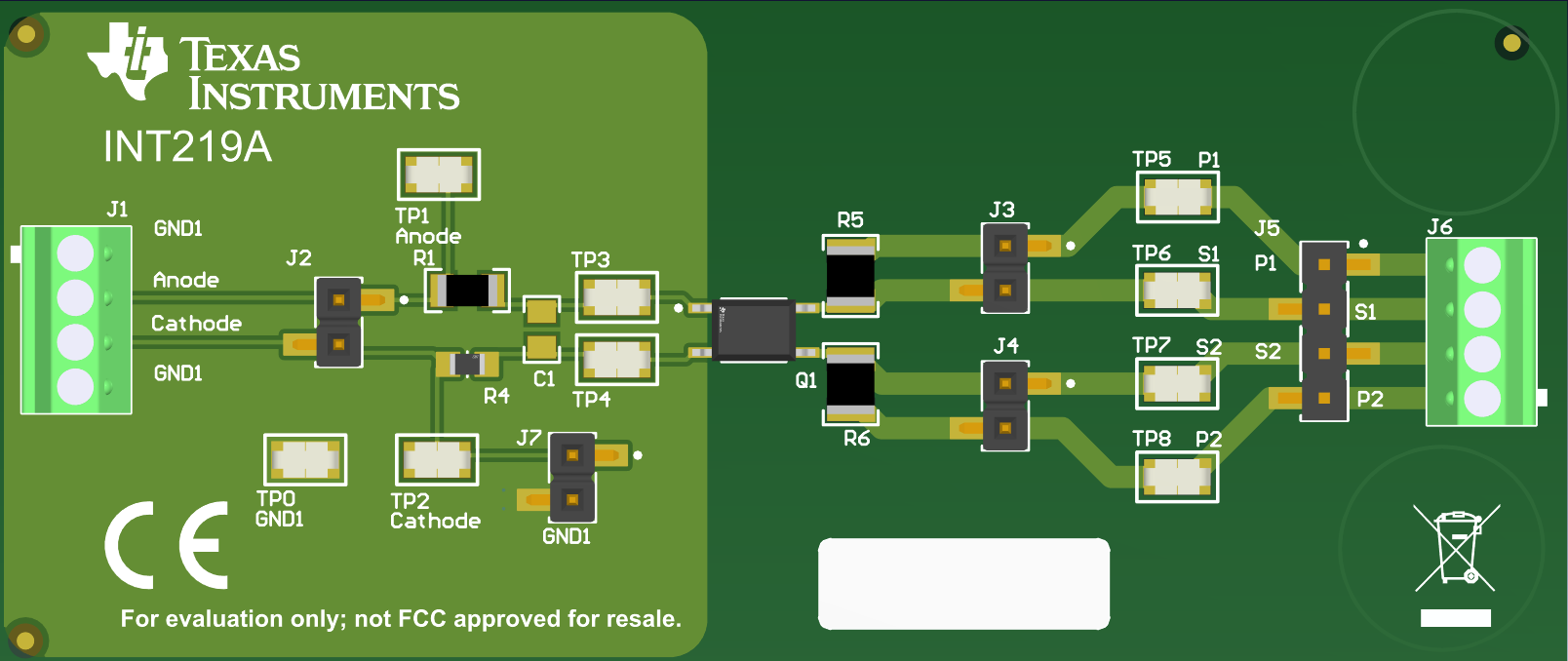 ISOM8610 Layout Example of ISOM8610 With a 2-Layer
                                                  Board