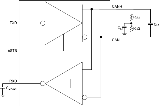 TCAN1473-Q1 Test Circuit