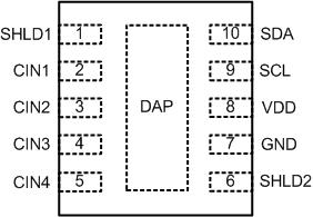 FDC1004 WSON (DSC)10 PinsTOP