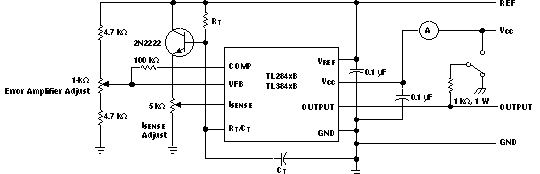 TL284xB TL384xB Open-Loop Laboratory Test Fixture