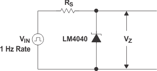 LM4040A LM4040B LM4040C LM4040D Test Circuit