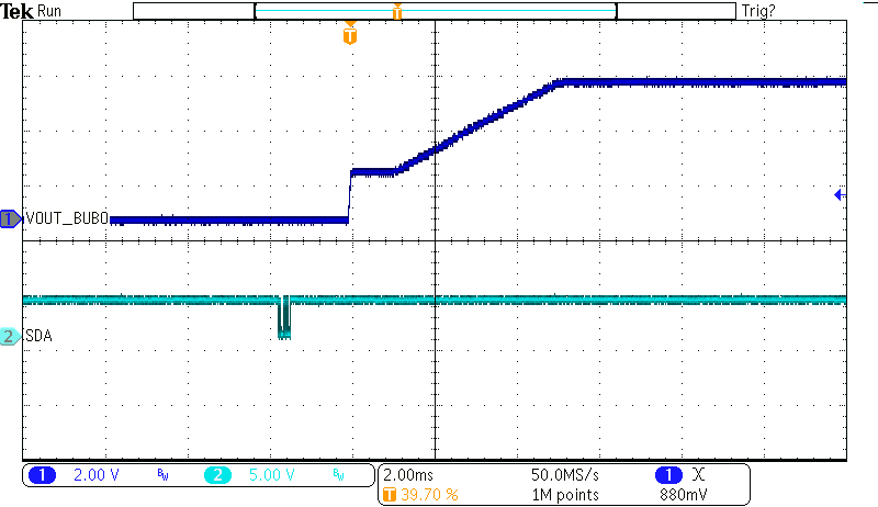 BQ25190 Buck-Boost Enable (No
                        load)