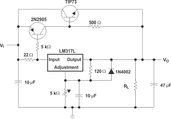 LM317L High-Current Adjustable Regulator