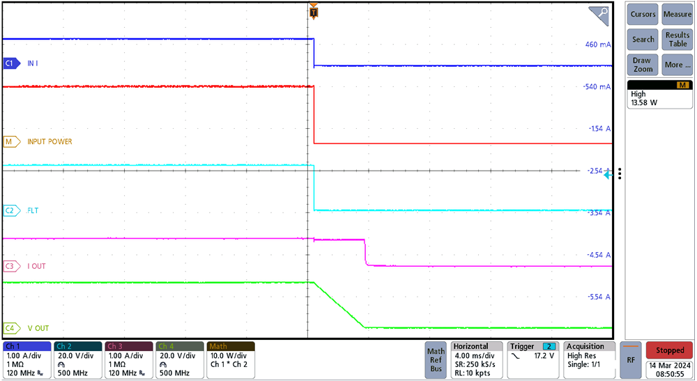 TIDA-010950 eFuse の電力制限