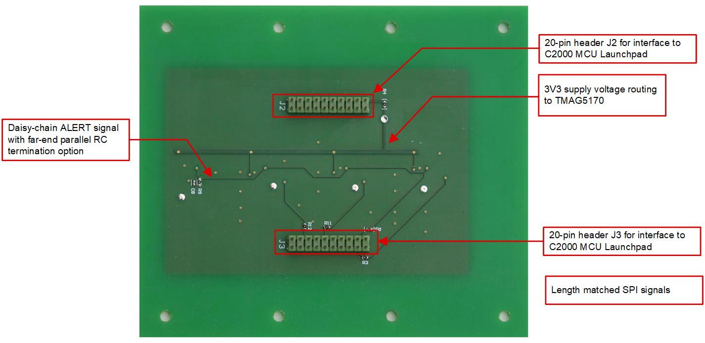 TIDA-060045 PCB の底面図