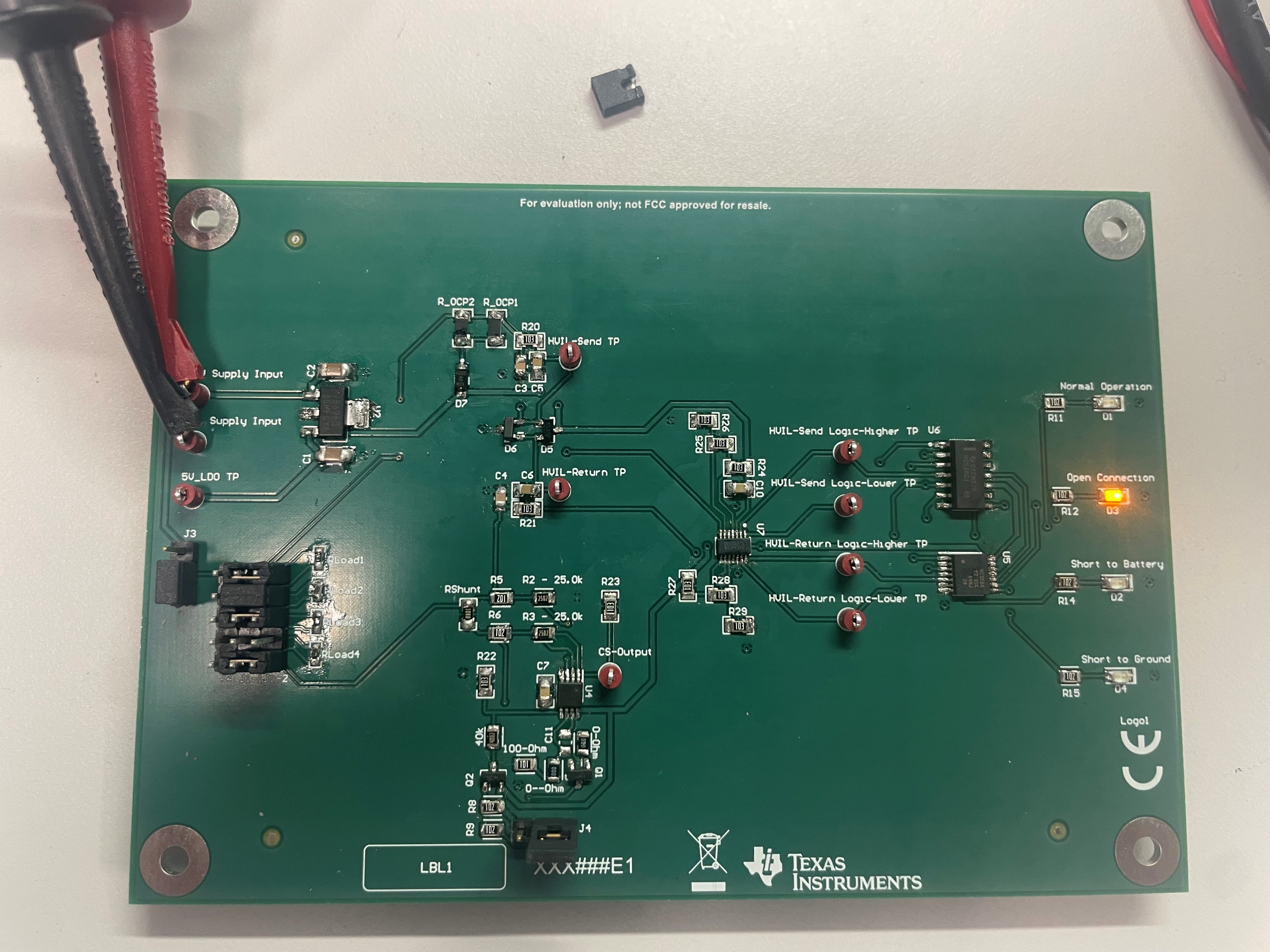 TIDA-020069 オープン接続のテスト結果