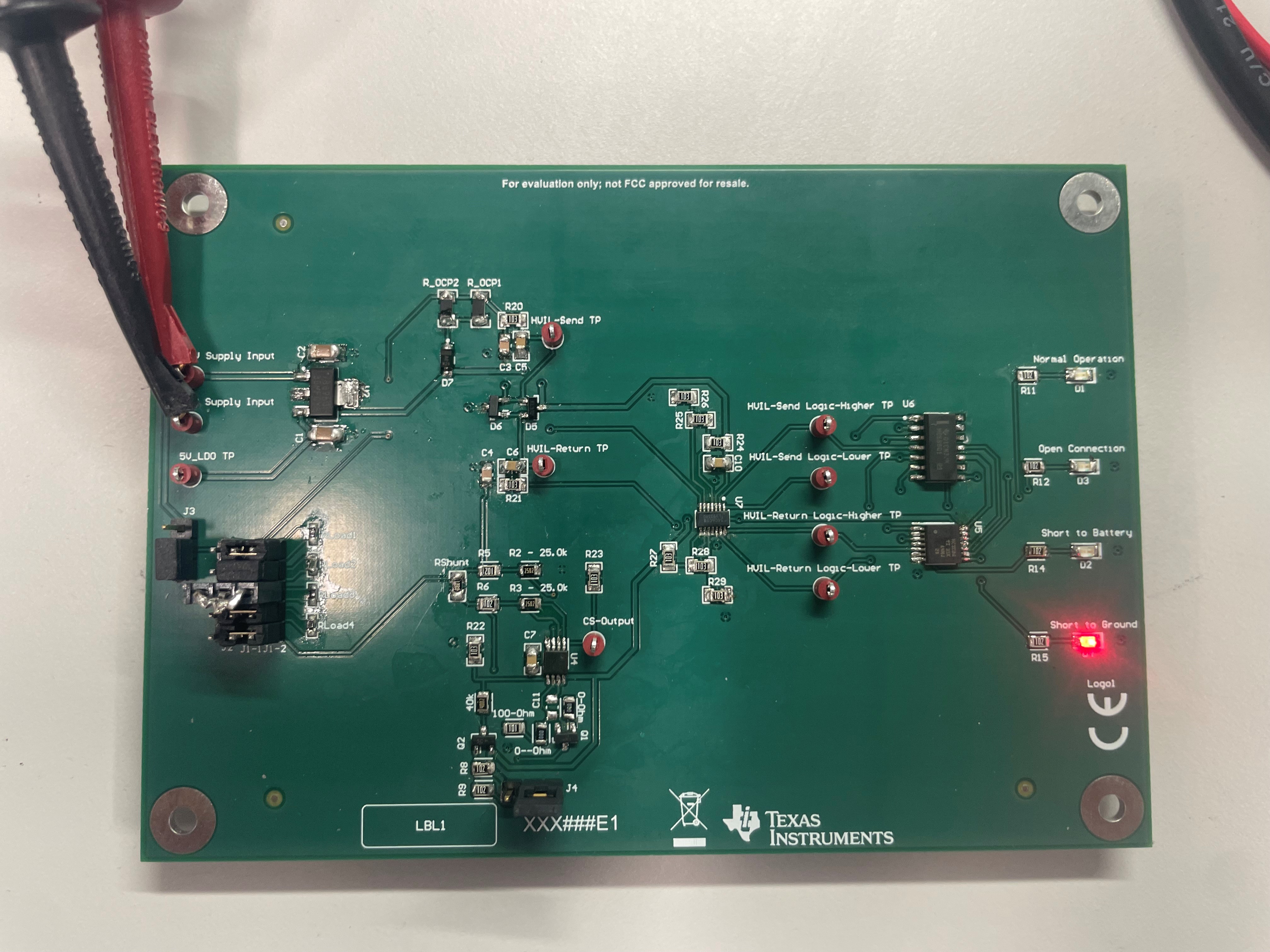 TIDA-020069 グランド短絡テストの結果