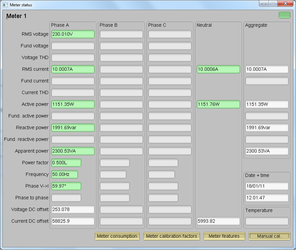 TIDA-010940 GUI の結果ウィンドウ