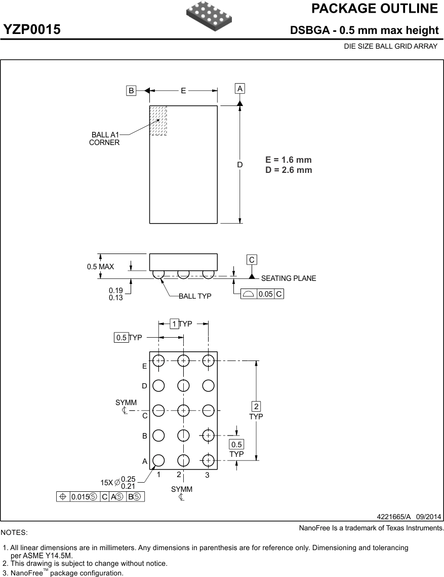 AFE4404 pkg_outline_sbas715.gif