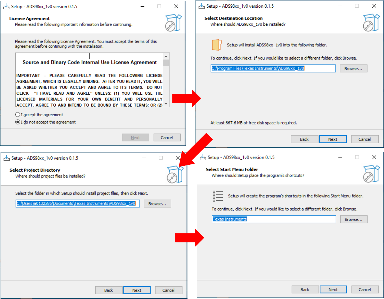 ADS9212EVM Initial Software Installation