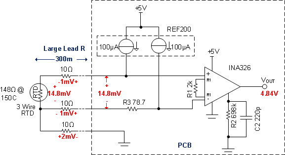  RTD Signal Conditioning
                    Circuit Based Constant Current Source