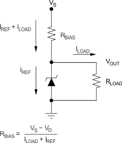 REF1112 Shunt Reference Application Schematic