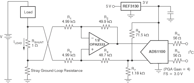 OPA2333-Q1 opa2333-q1-low-side-current-monitor.gif