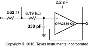 OPA2836-Q1 sllen_key_sbos794.gif