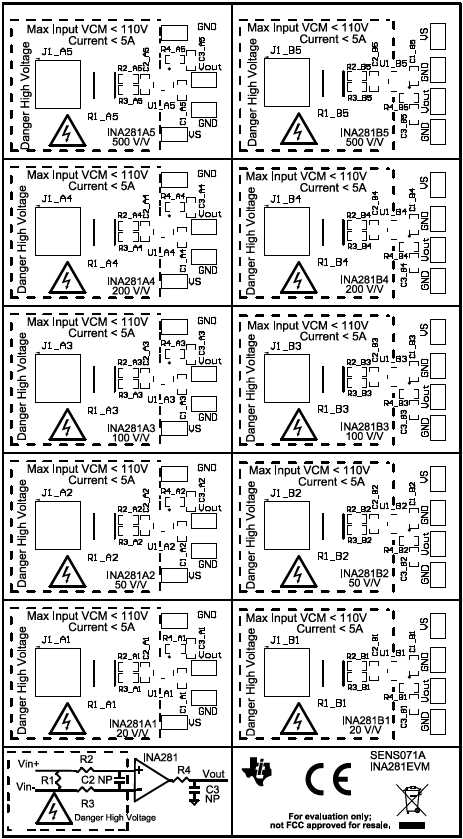 INA281 INA281EVM ina281evm-top-overlay.png