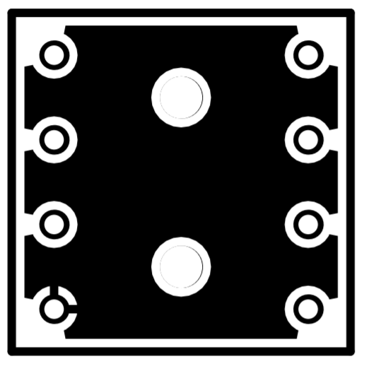 OPT3005DTSEVM OPT3005EVM OPT4001DTSEVM OPT4048DTSEVM PCB Bottom Layer