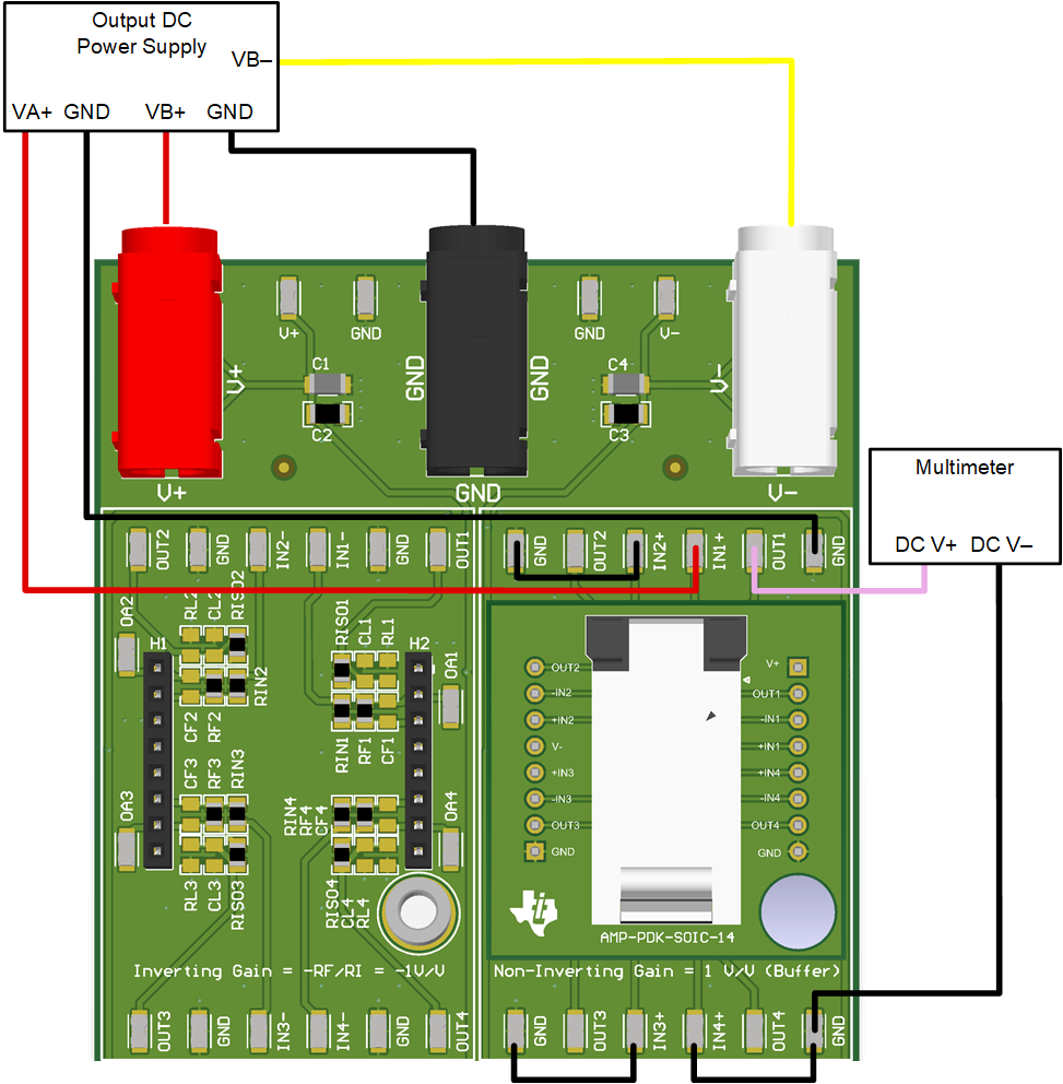 AMP-PDK-EVM VOH Measurement Example for a Quad
          Channel Device