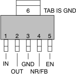 TPS737 DCQ Package,6-Pin SOT-223(Top View)